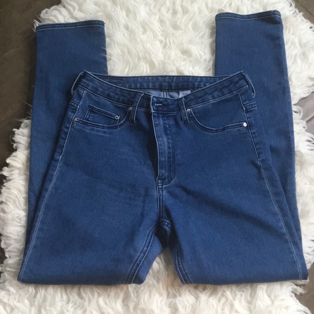High waist skinny jeans